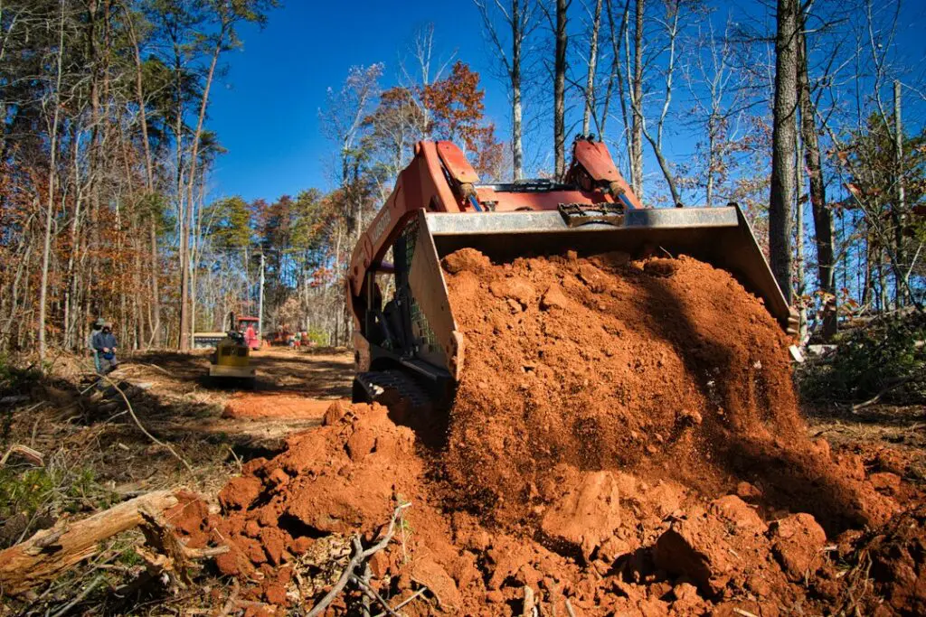 skid steer land clearing